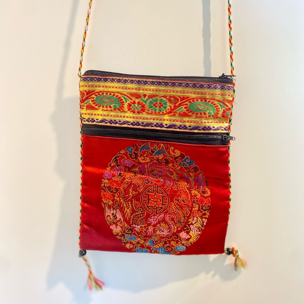 Silky Japanese over the shoulder bag